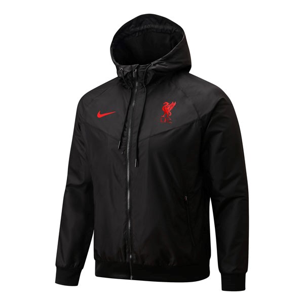 Windjacke Liverpool 2022-2023 Schwarz